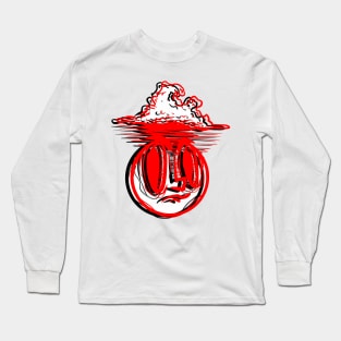 Line Art Two Tone Long Sleeve T-Shirt